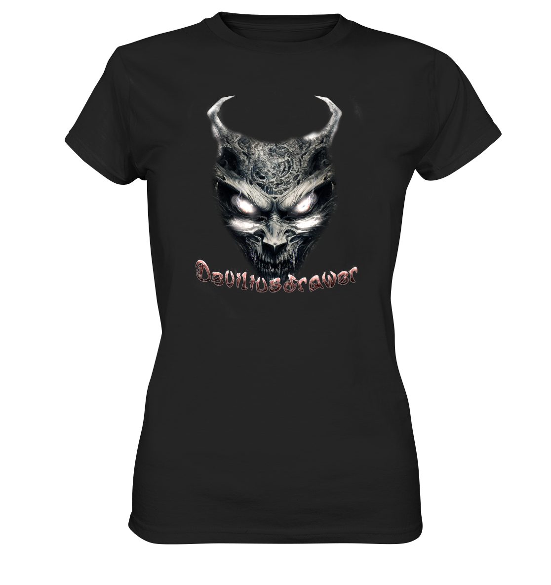 Deviliusdrawer Demonic Evil Zombie - Ladies Premium Shirt