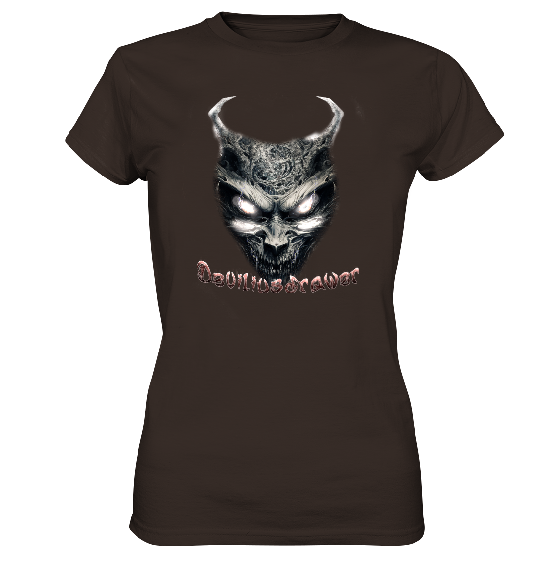 Deviliusdrawer Demonic Evil Zombie - Ladies Premium Shirt