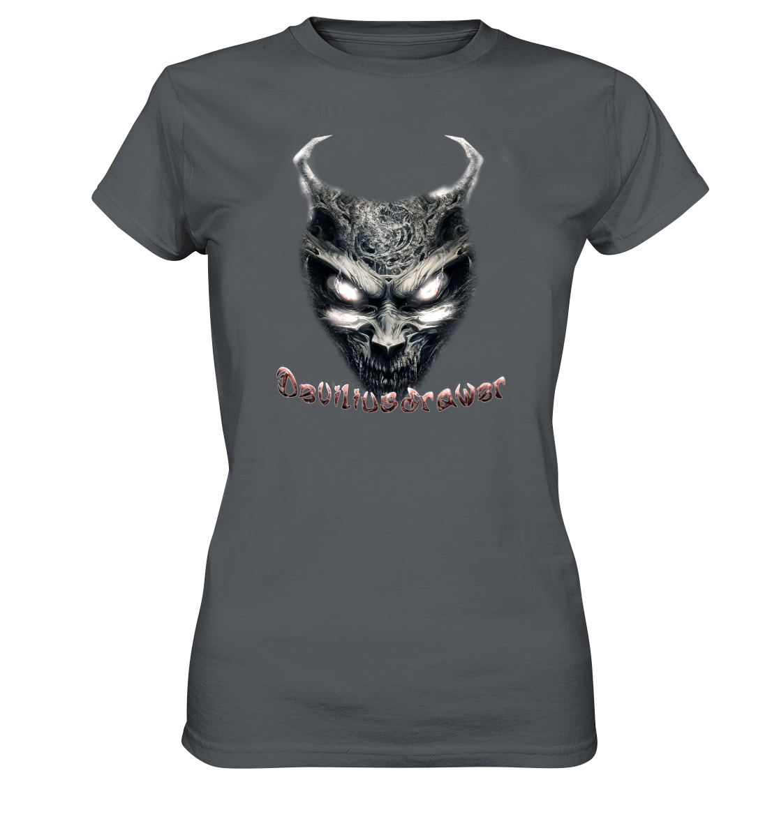Deviliusdrawer Demonic Evil Zombie - Ladies Premium Shirt