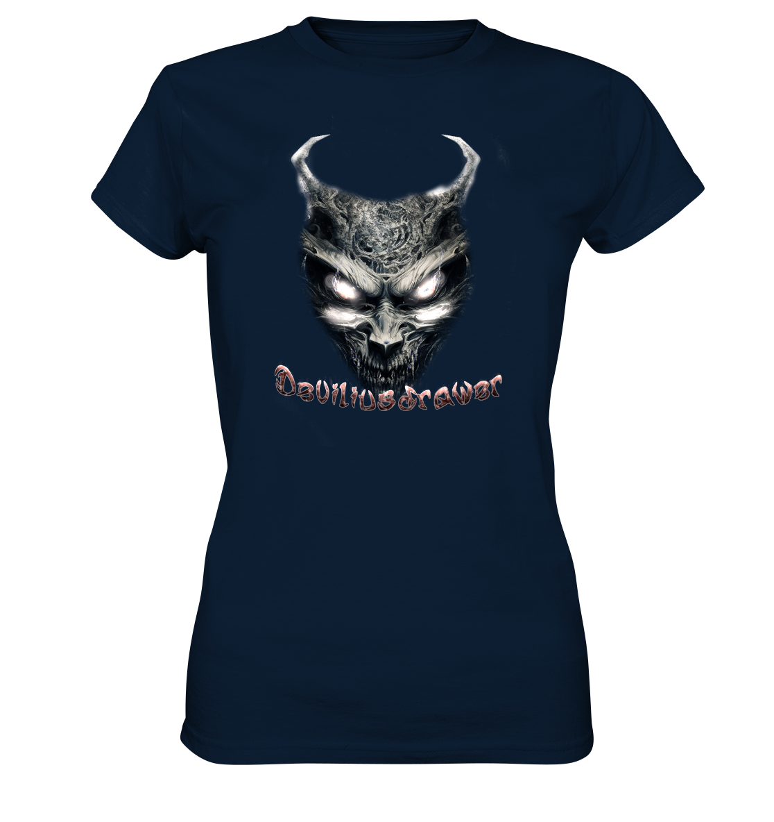 Deviliusdrawer Demonic Evil Zombie - Ladies Premium Shirt