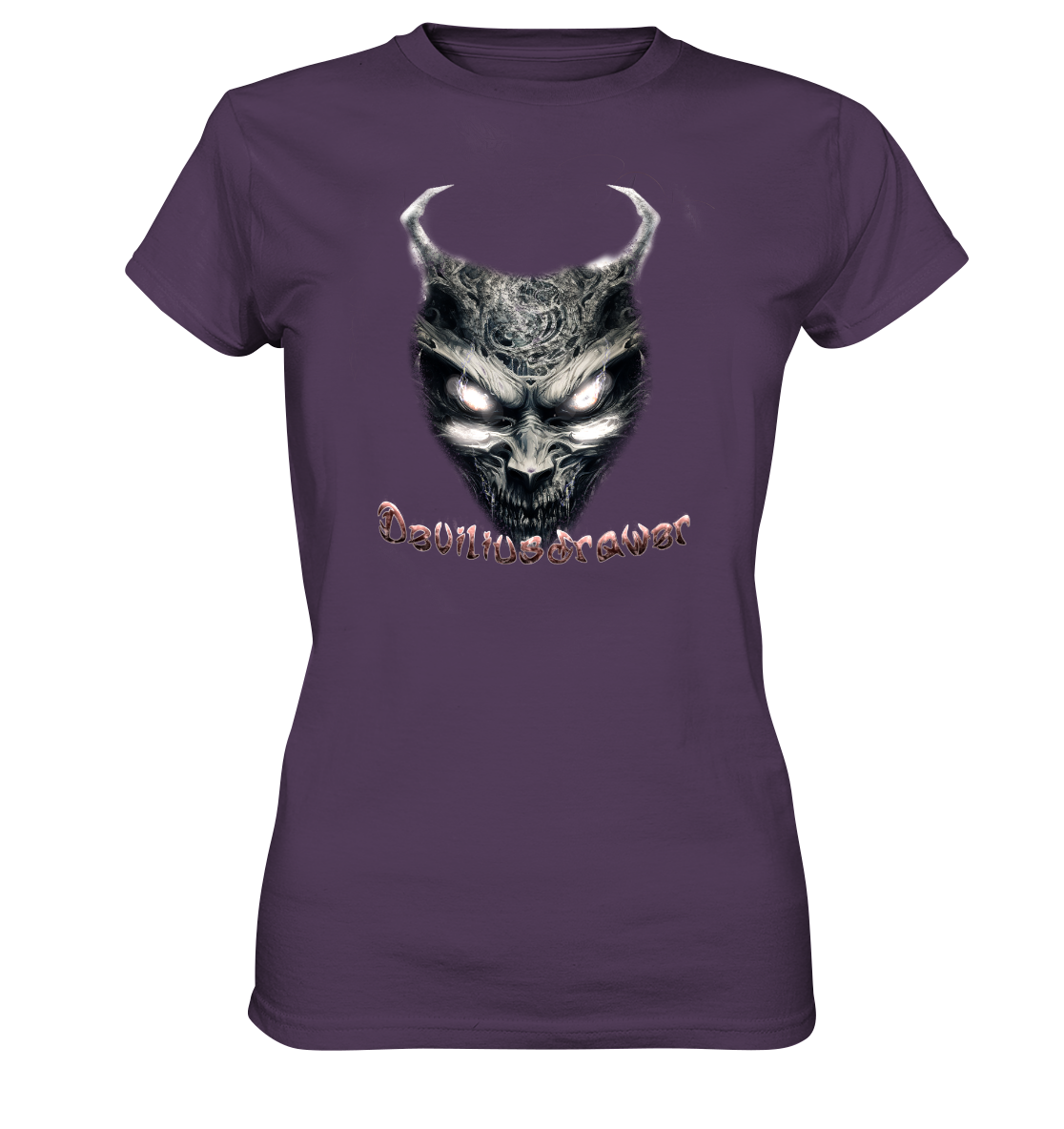 Deviliusdrawer Demonic Evil Zombie - Ladies Premium Shirt