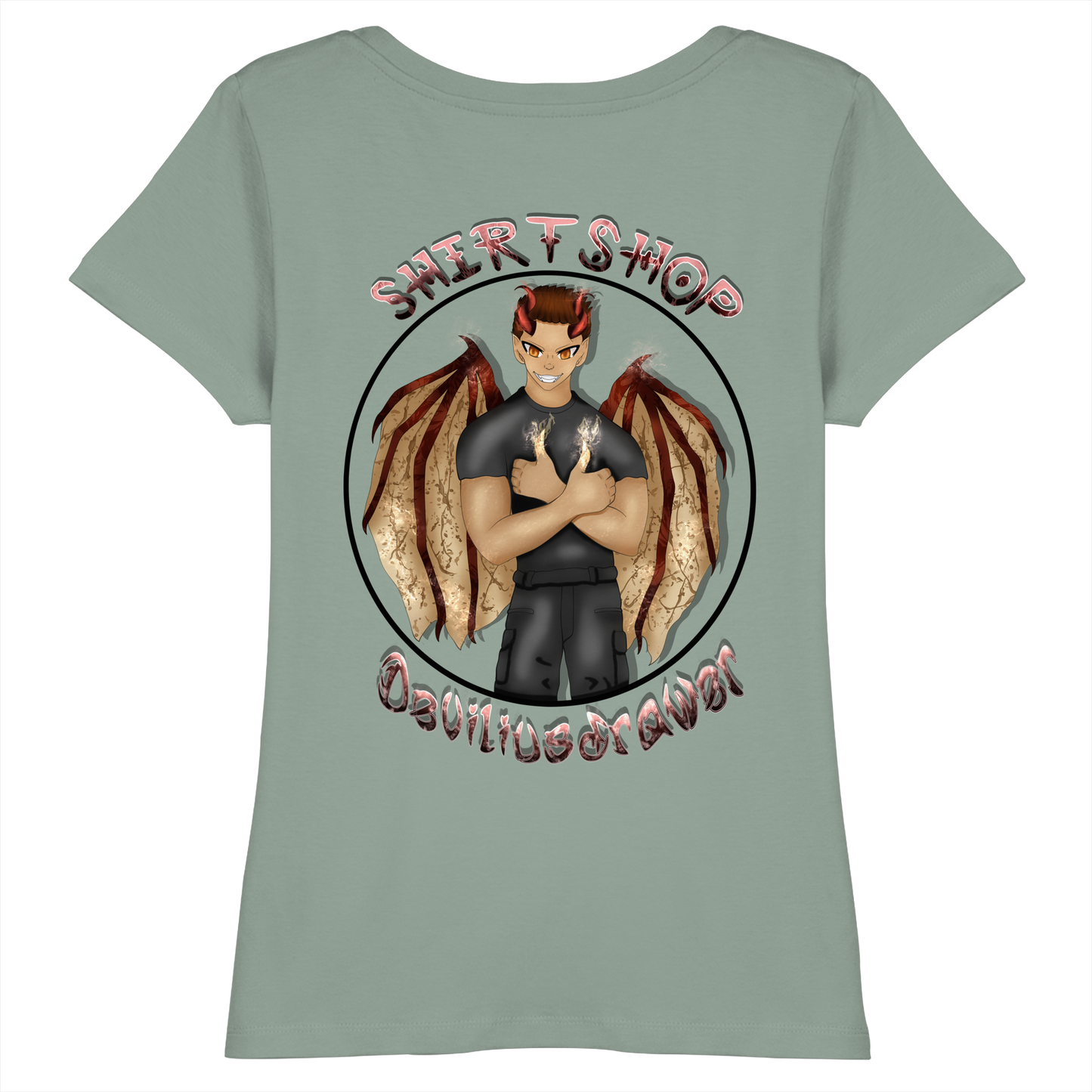 Deviliusdrawer Devilshop - Fitted Ladies Organic Shirt