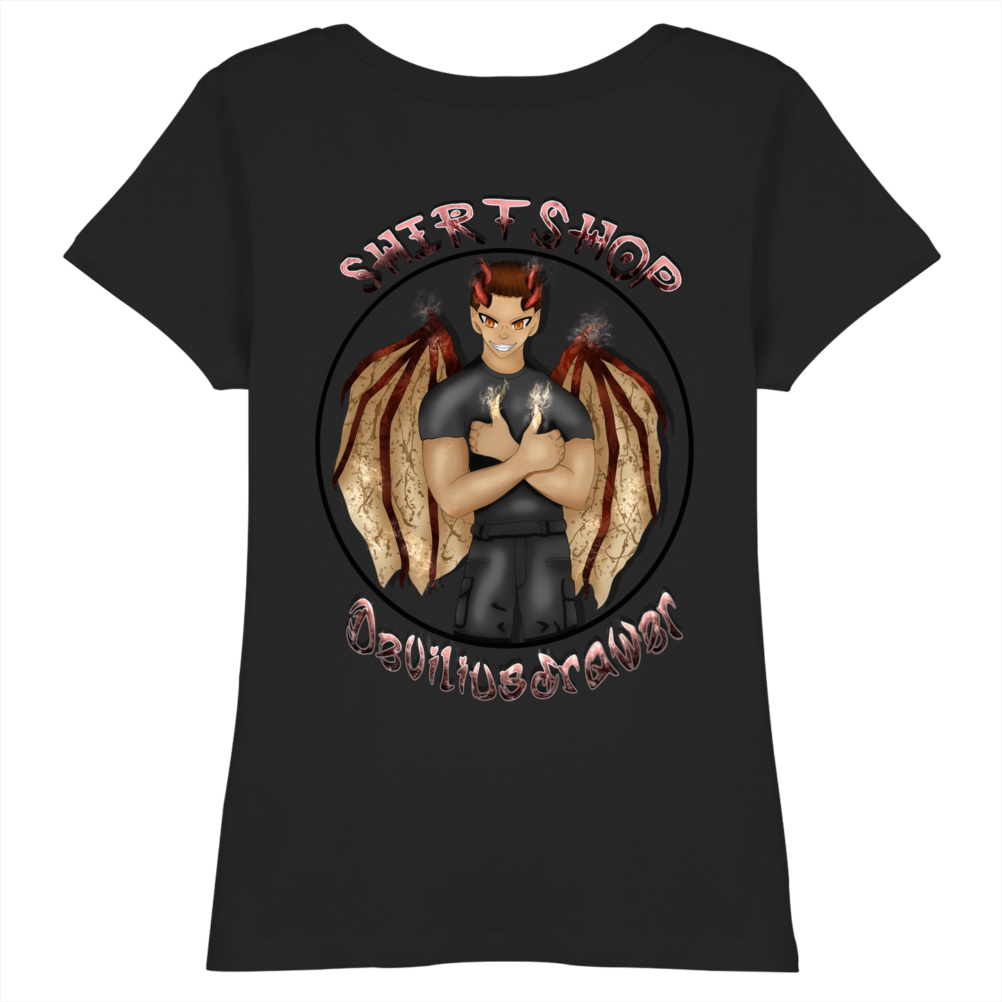 Deviliusdrawer Devilshop - Fitted Ladies Organic Shirt