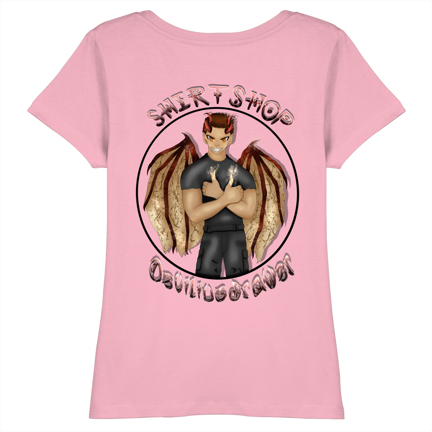Deviliusdrawer Devilshop - Fitted Ladies Organic Shirt