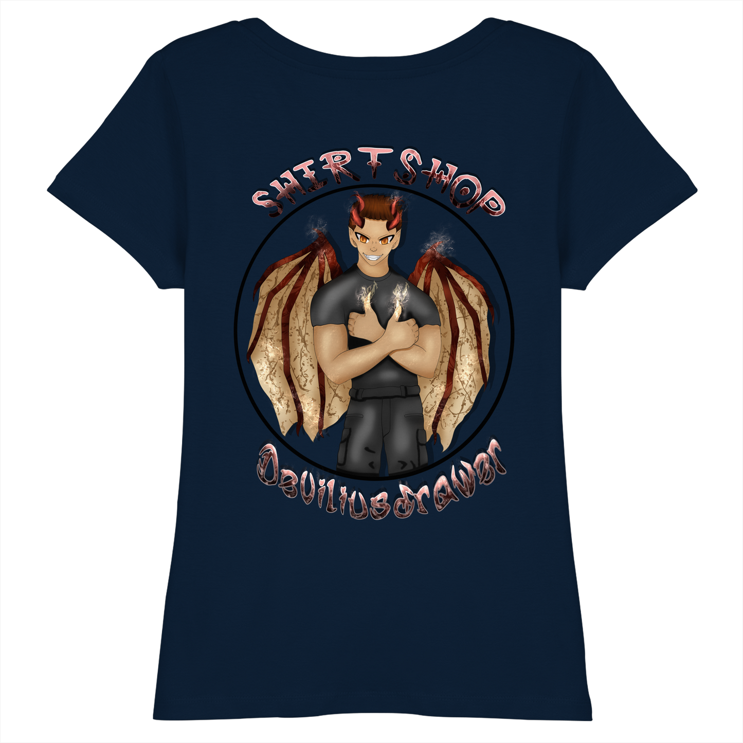 Deviliusdrawer Devilshop - Fitted Ladies Organic Shirt