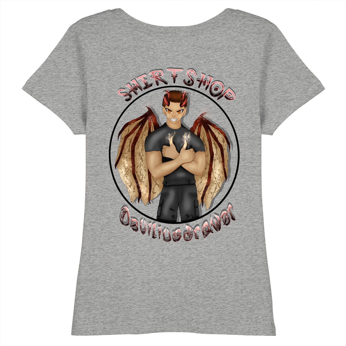 Deviliusdrawer Devilshop - Fitted Ladies Organic Shirt