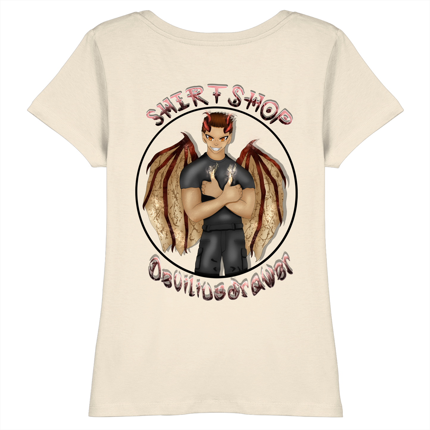 Deviliusdrawer Devilshop - Fitted Ladies Organic Shirt