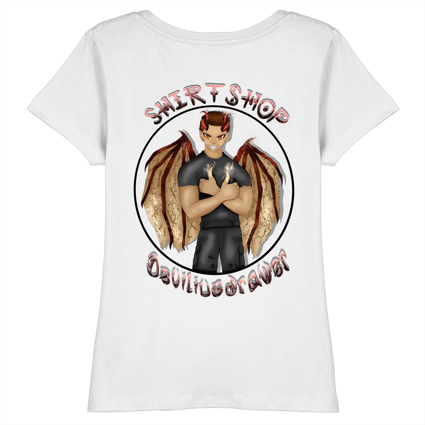 Deviliusdrawer Devilshop - Fitted Ladies Organic Shirt