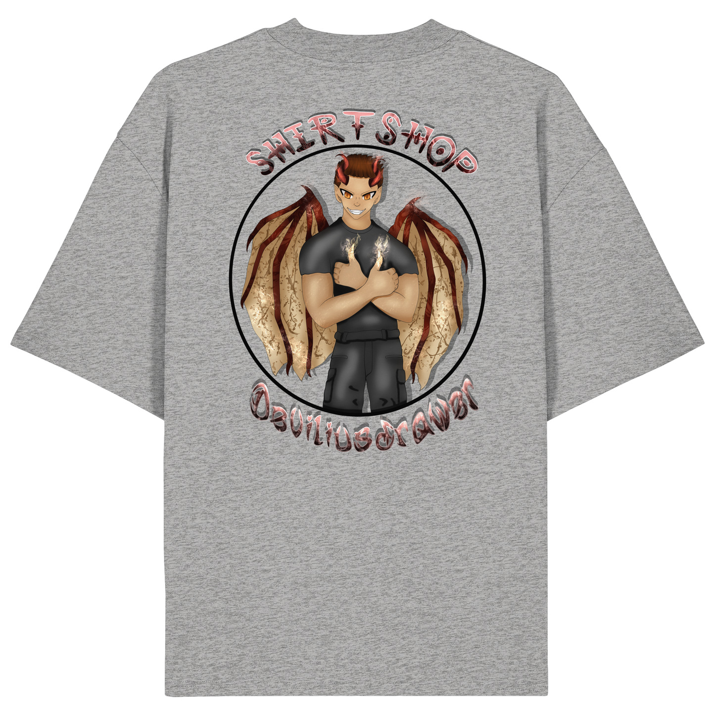 Deviliusdrawer Devilshop - Organic Oversize Shirt