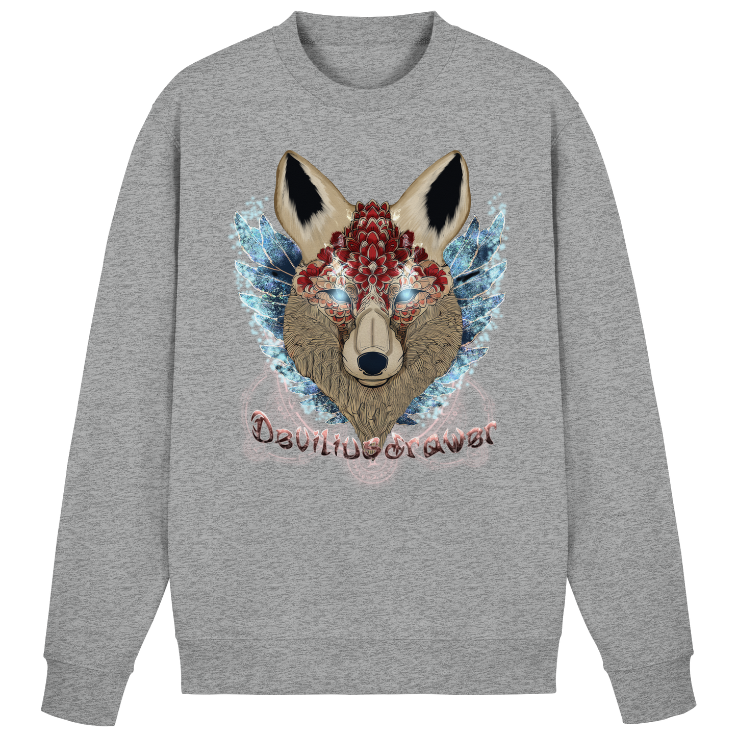 Deviliusdrawer Diamond Kitsune - Basic Sweatshirt