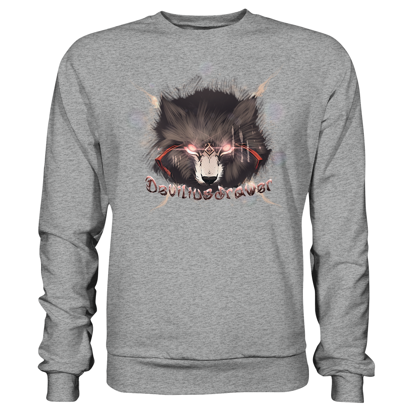 Deviliusdrawer Sparking Wolf - Basic Sweatshirt