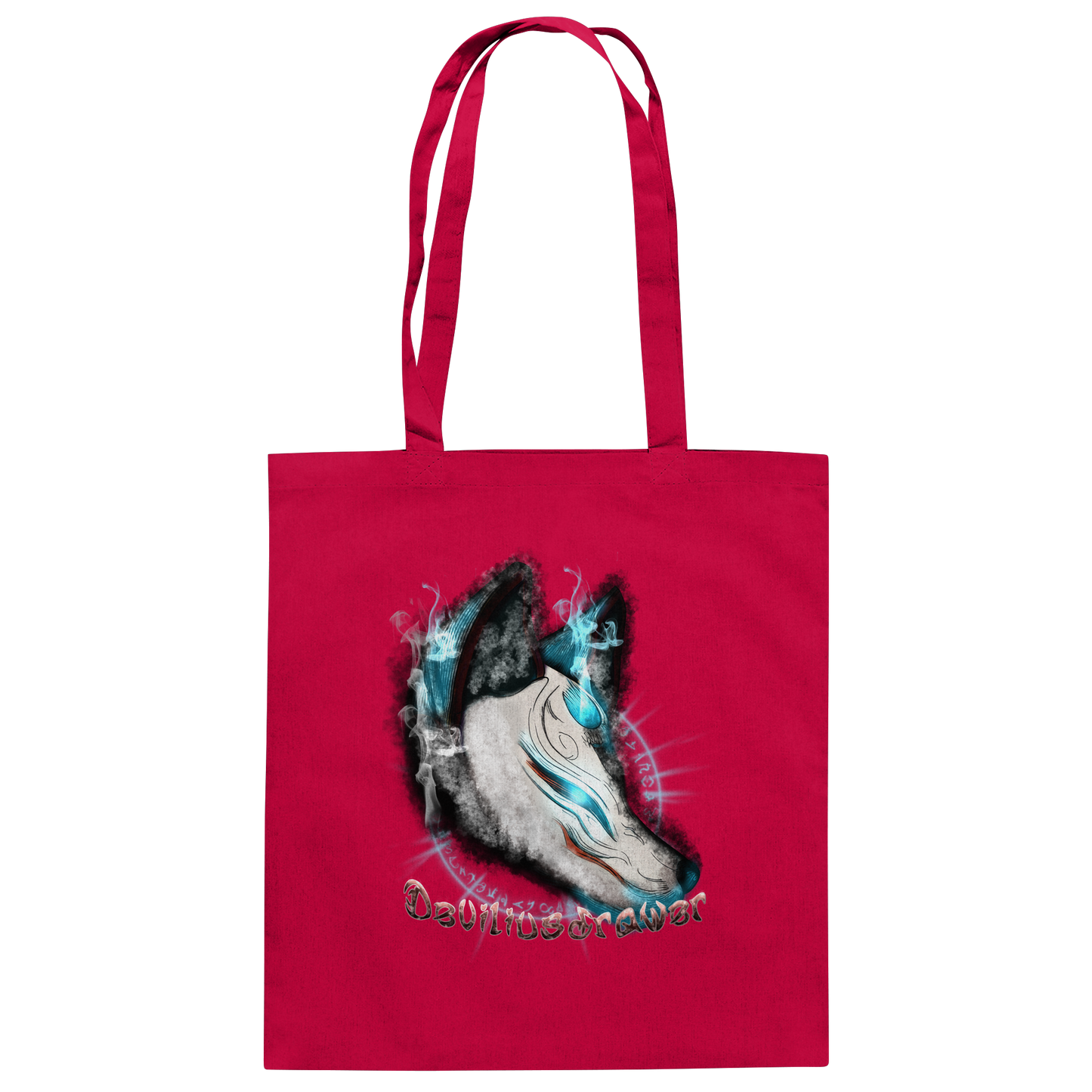 Deviliusdrawer Darkness Kitsune - Baumwolltasche