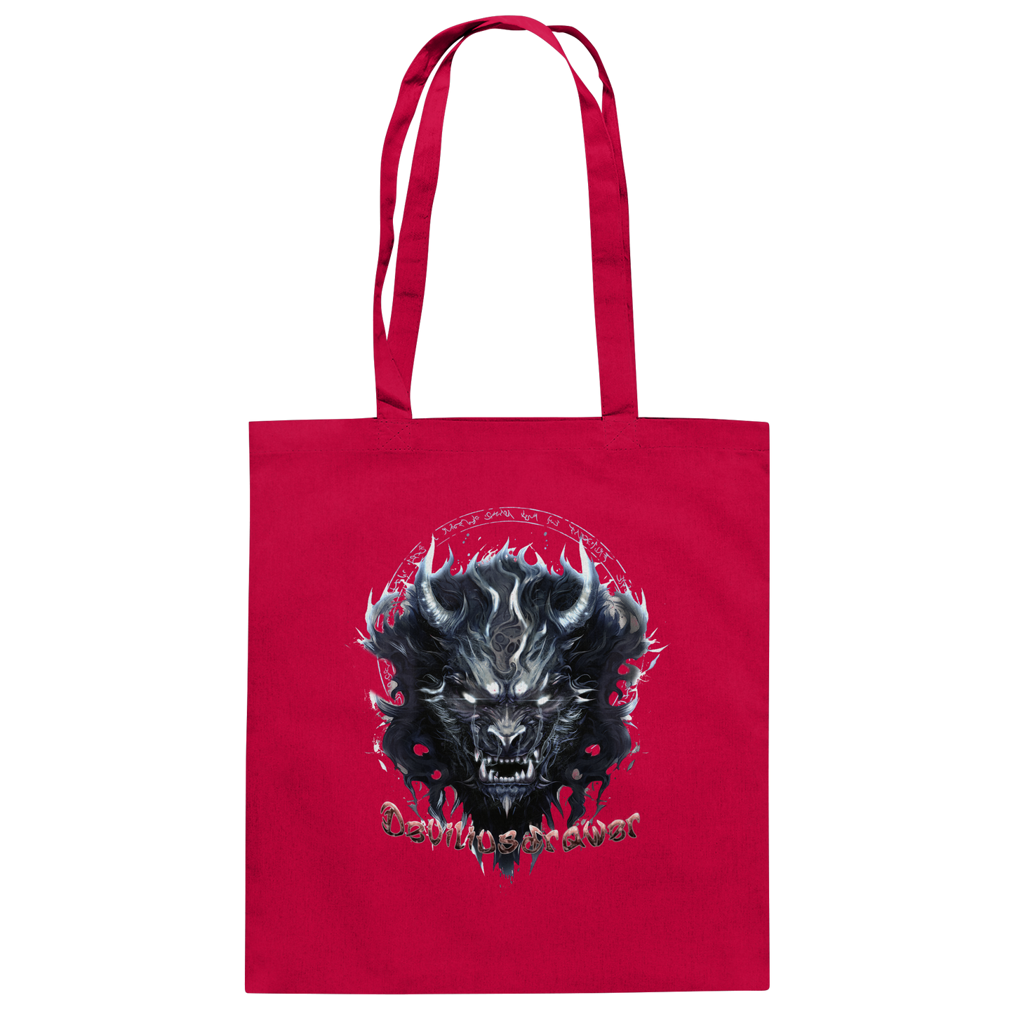 Deviliusdrawer Dark Wolf Mask - Baumwolltasche