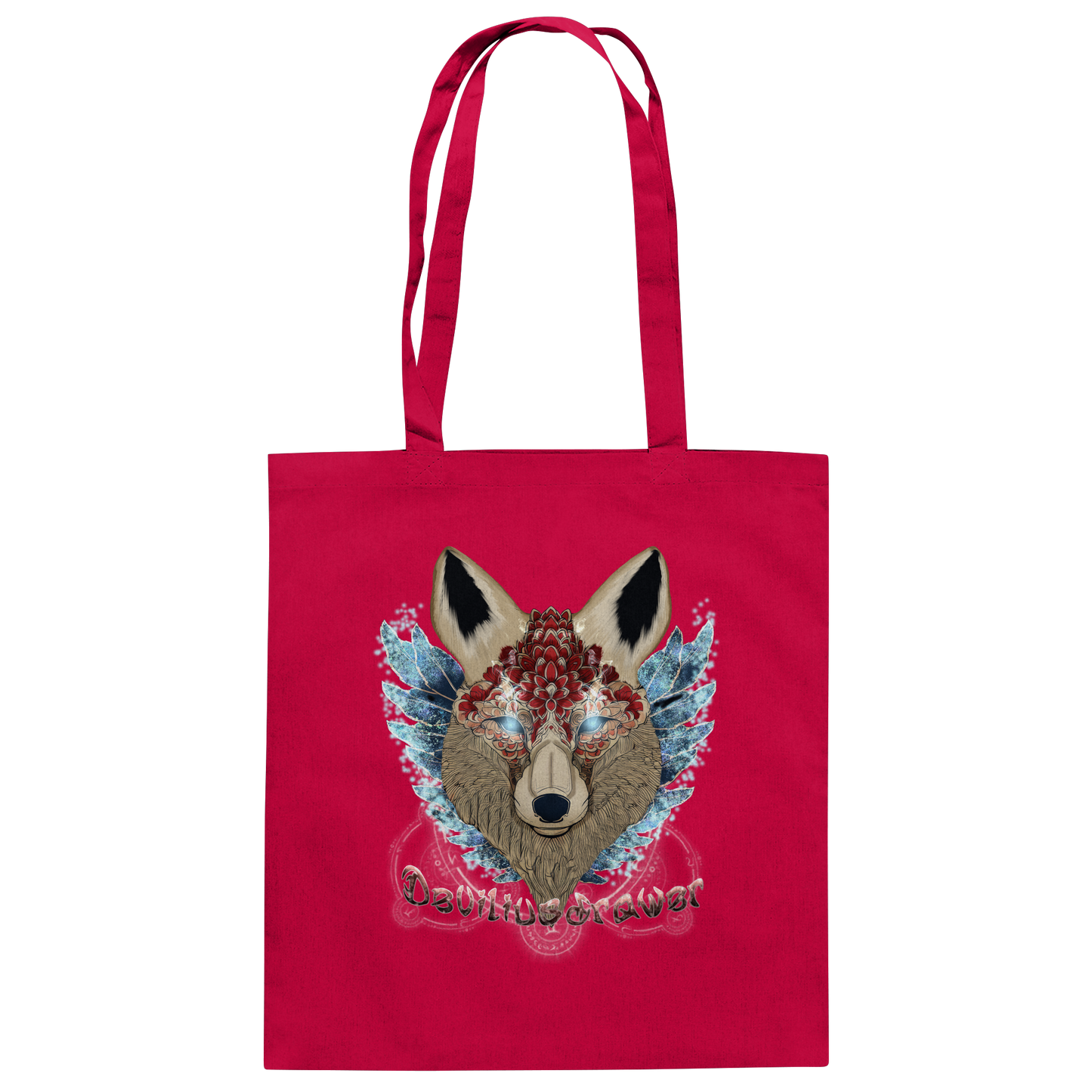 Deviliusdrawer Diamond Kitsune - Baumwolltasche