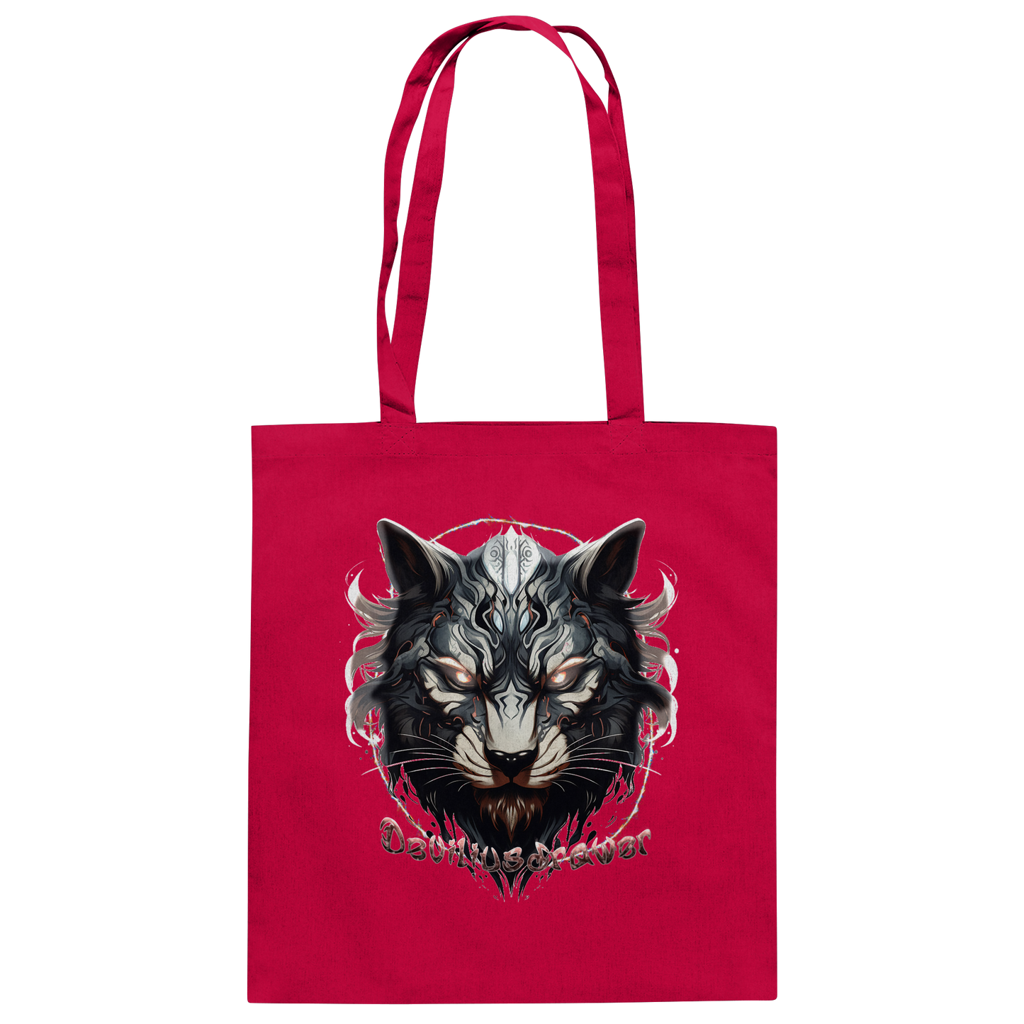 Deviliusdrawer Wolfcat - Baumwolltasche