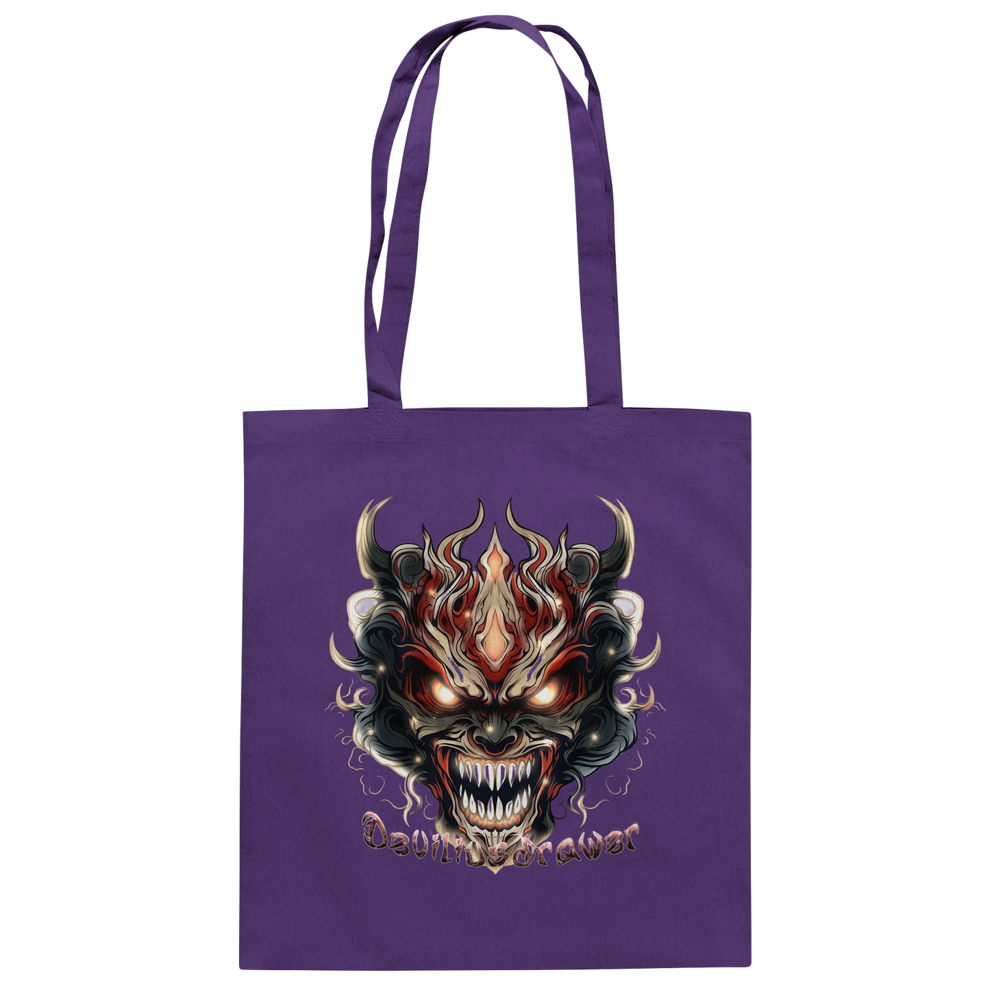 Deviliusdrawer Evil Vamp Mask - Baumwolltasche