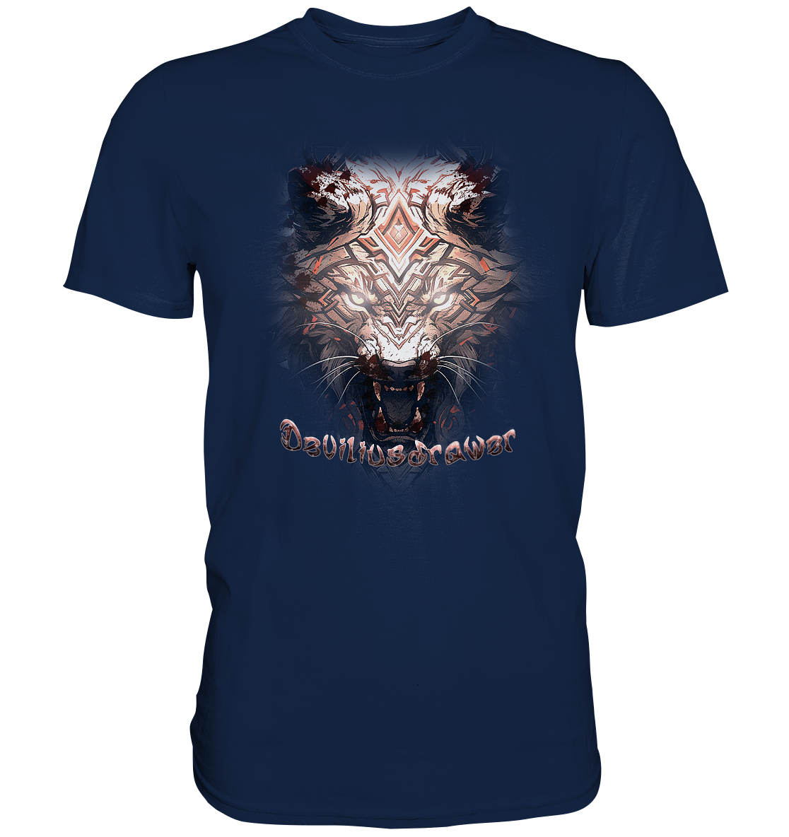 Deviliusdrawer Gold Metal Tiger - Classic Shirt