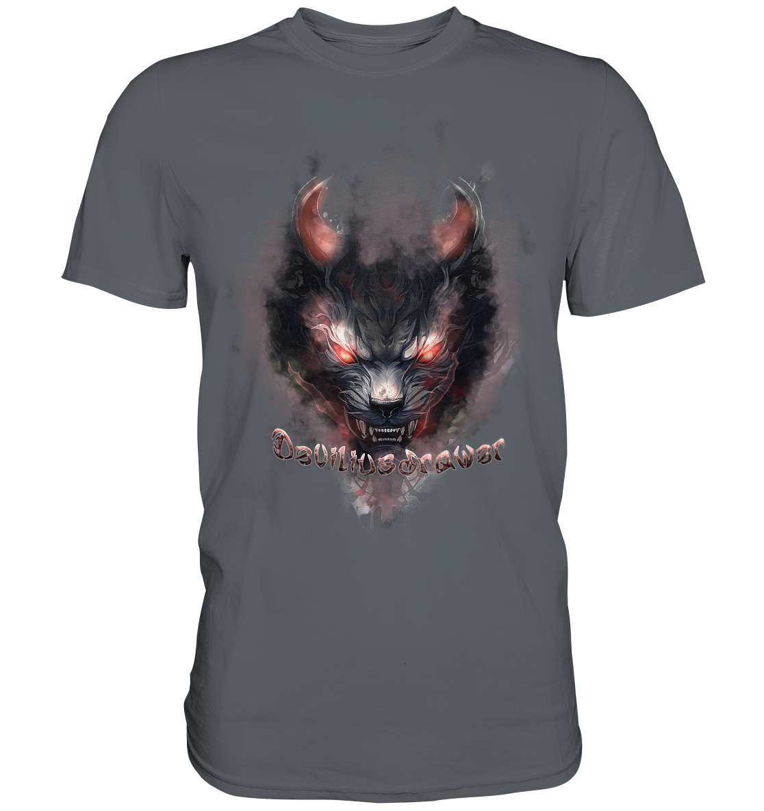 Deviliusdrawer Red Smoked Cat - Classic Shirt