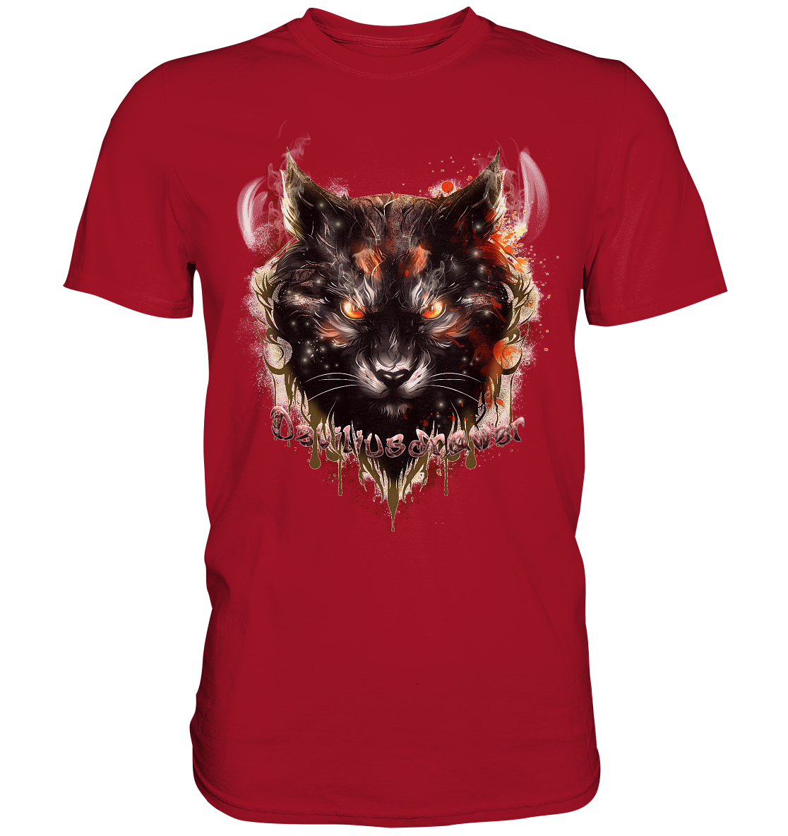 Deviliusdrawer Red Devil Cat - Classic Shirt