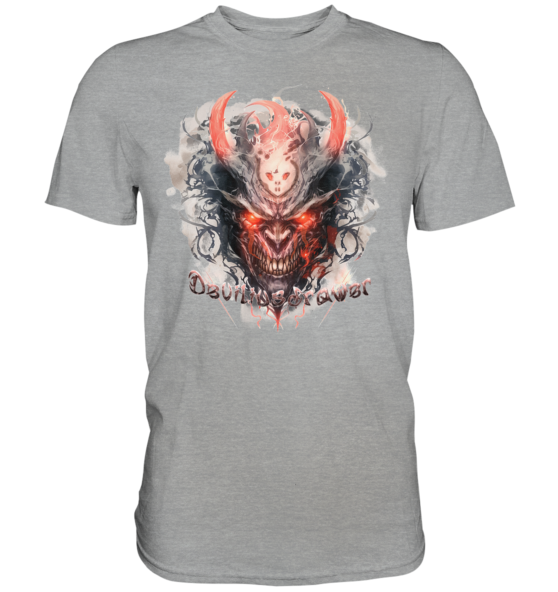 Deviliusdrawer Red Horn Devil - Classic Shirt