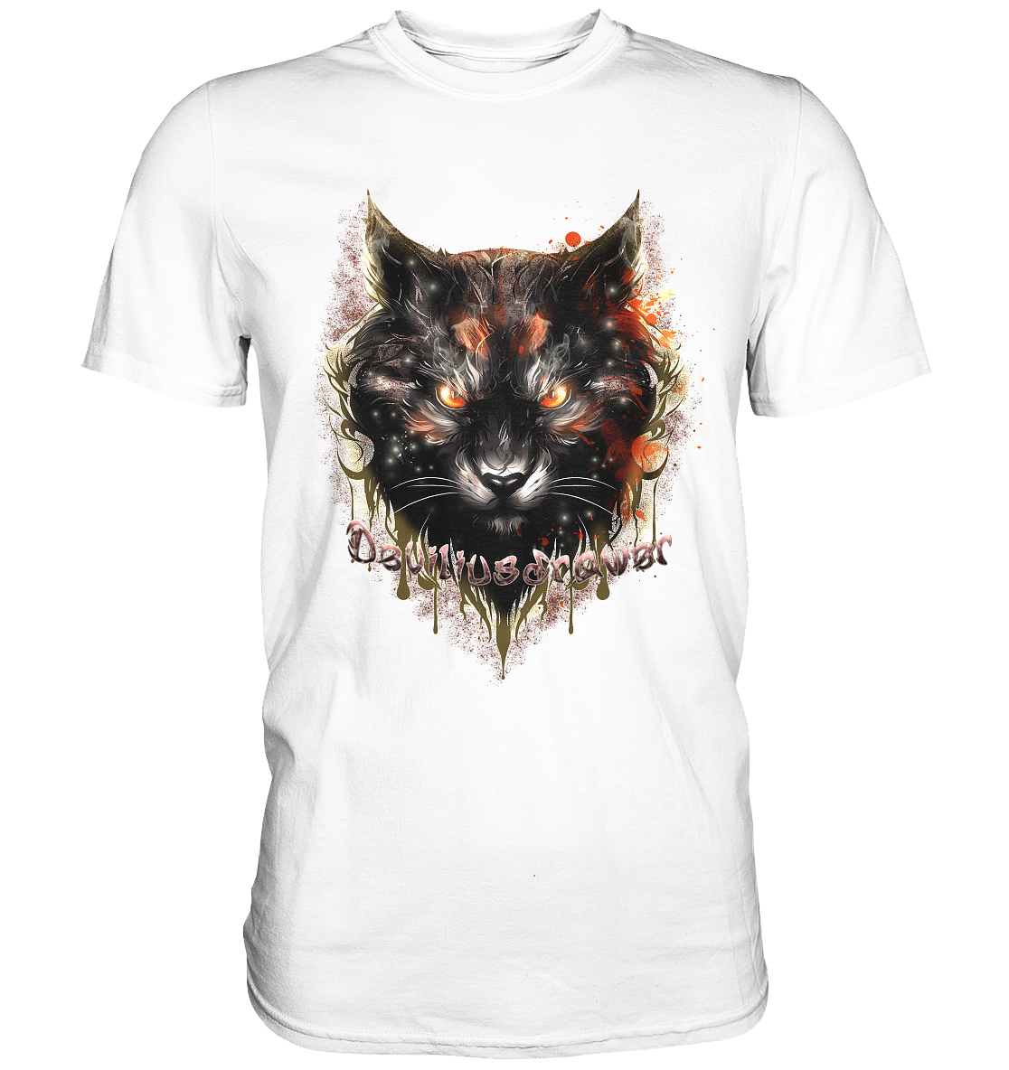 Deviliusdrawer Red Devil Cat - Classic Shirt