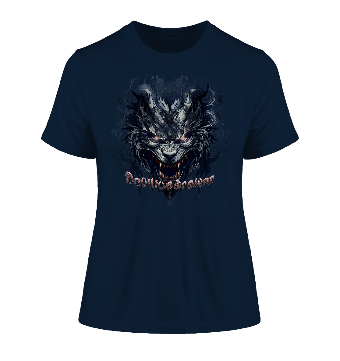 Deviliusdrawer Cruel Wolf - Fitted Ladies Organic Shirt