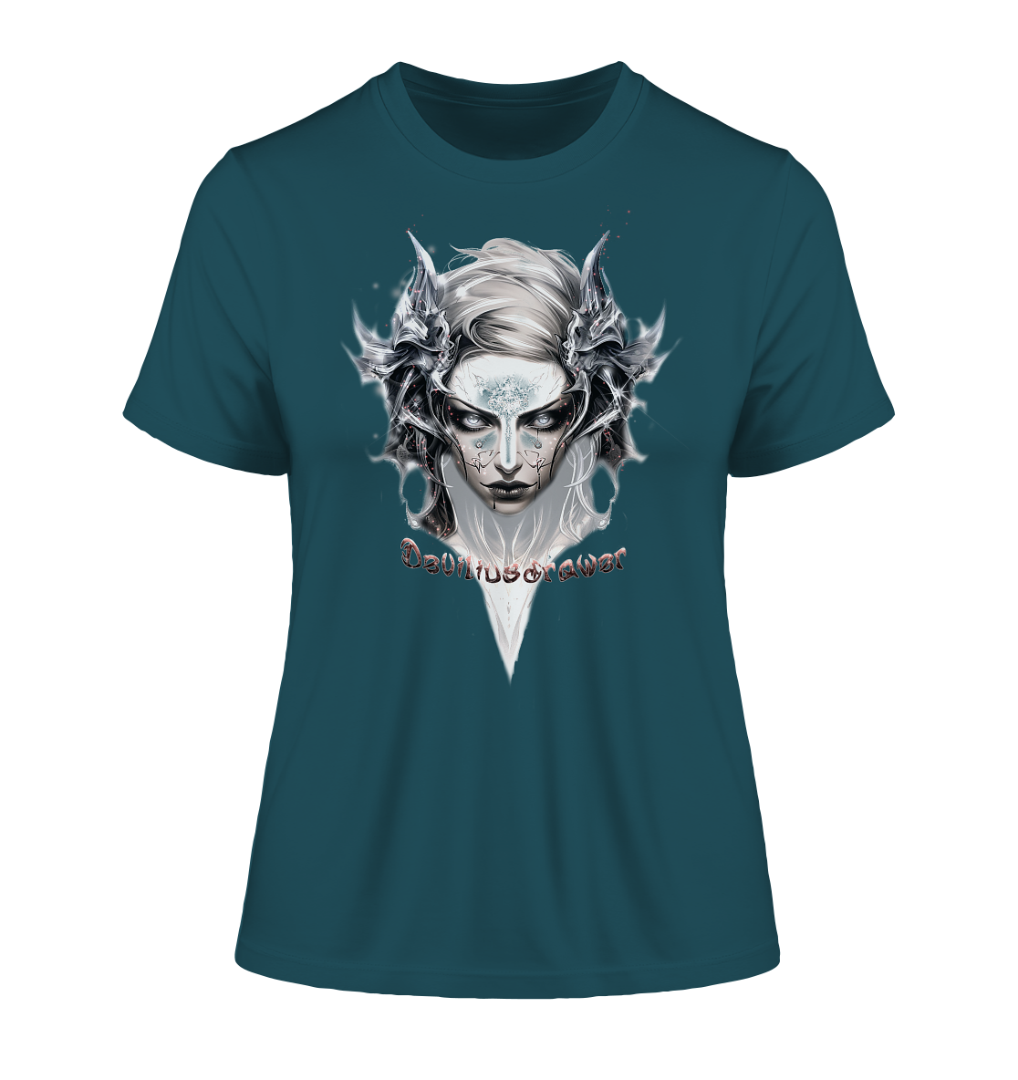 Deviliusdrawer Iron Elf - Fitted Ladies Organic Shirt