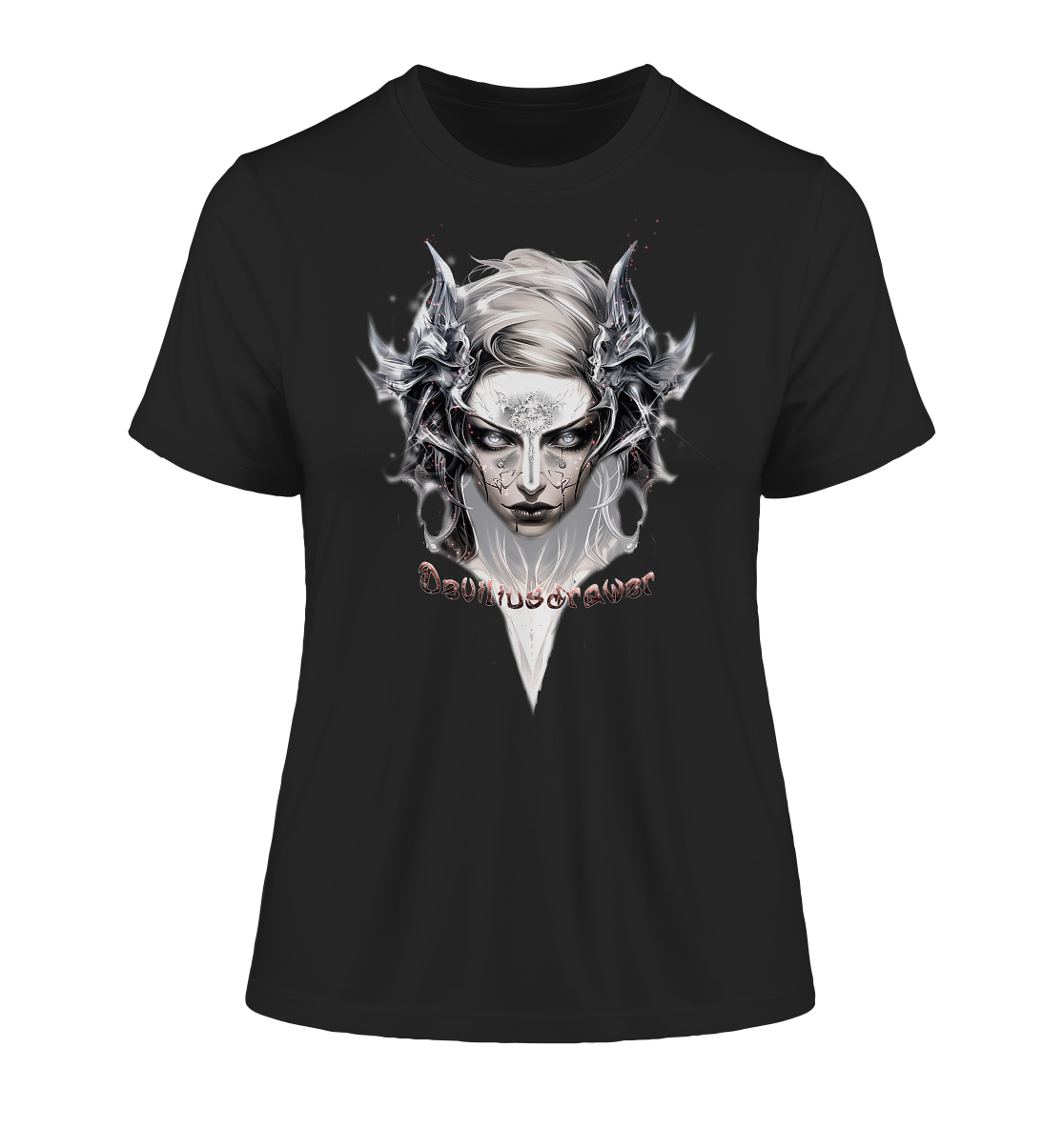 Deviliusdrawer Iron Elf - Fitted Ladies Organic Shirt