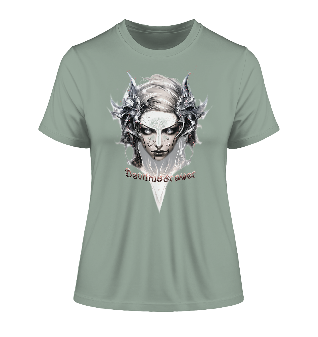Deviliusdrawer Iron Elf - Fitted Ladies Organic Shirt