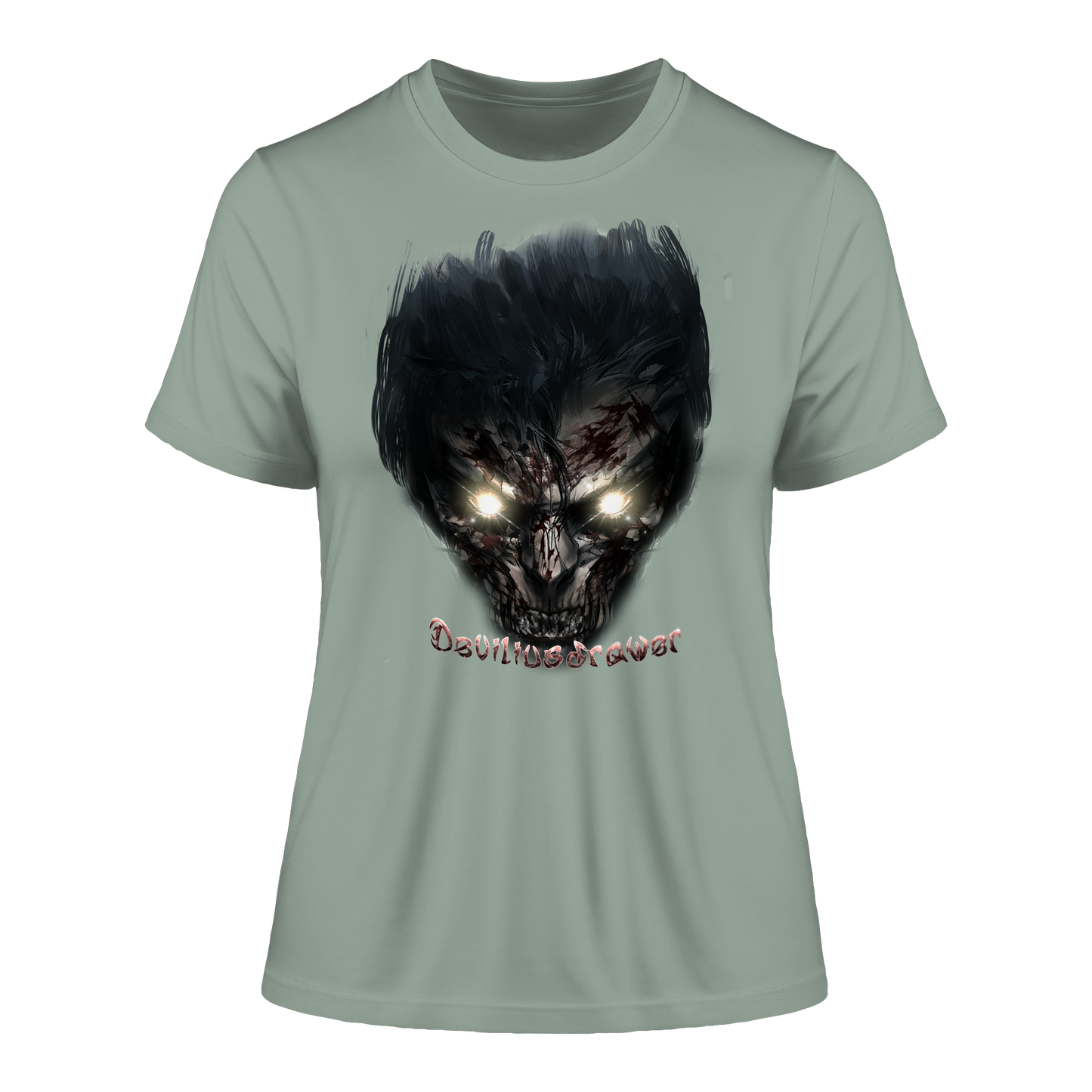 Deviliusdrawer Dark Zombie - Fitted Ladies Organic Shirt