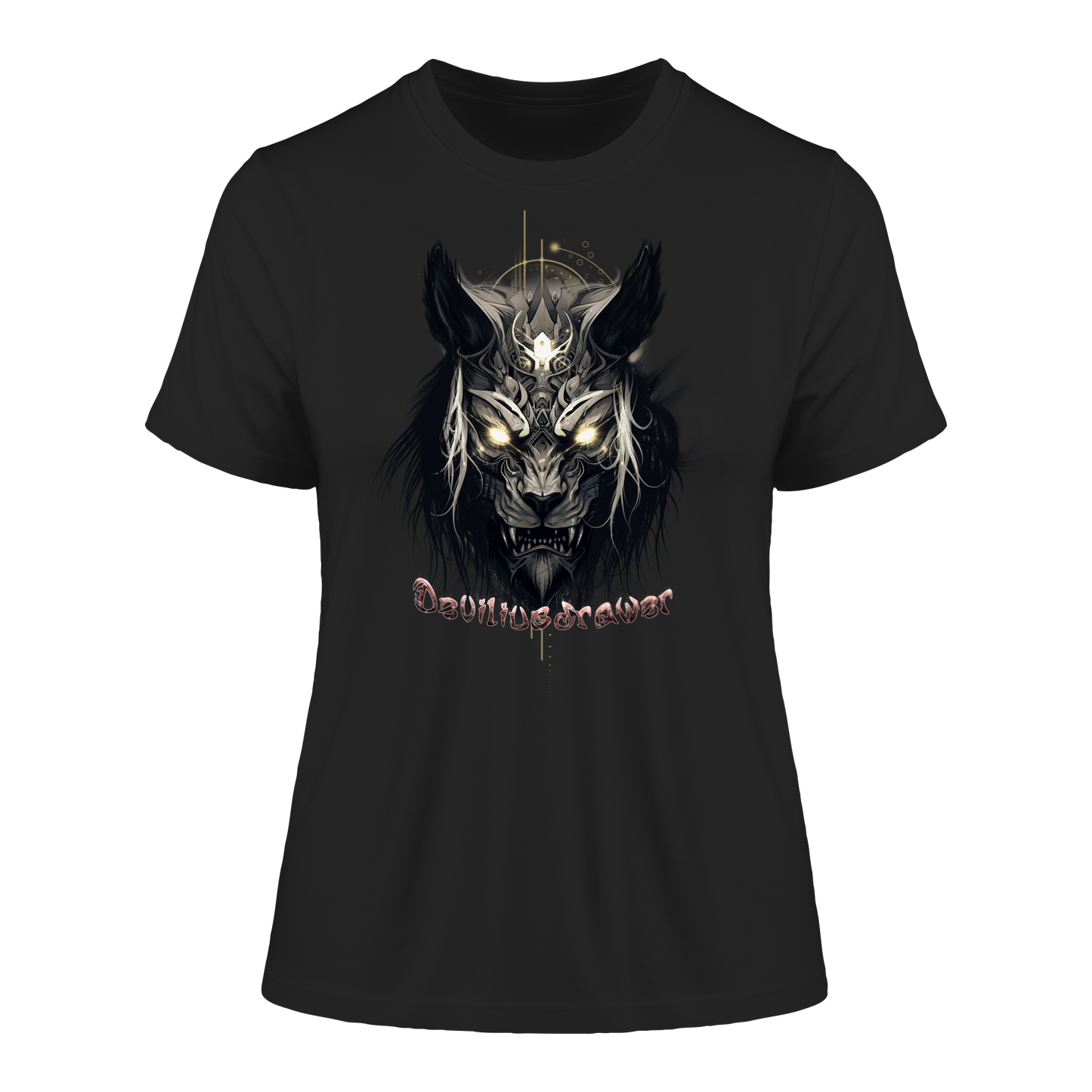 Deviliusdrawer Wolftiger - Fitted Ladies Organic Shirt