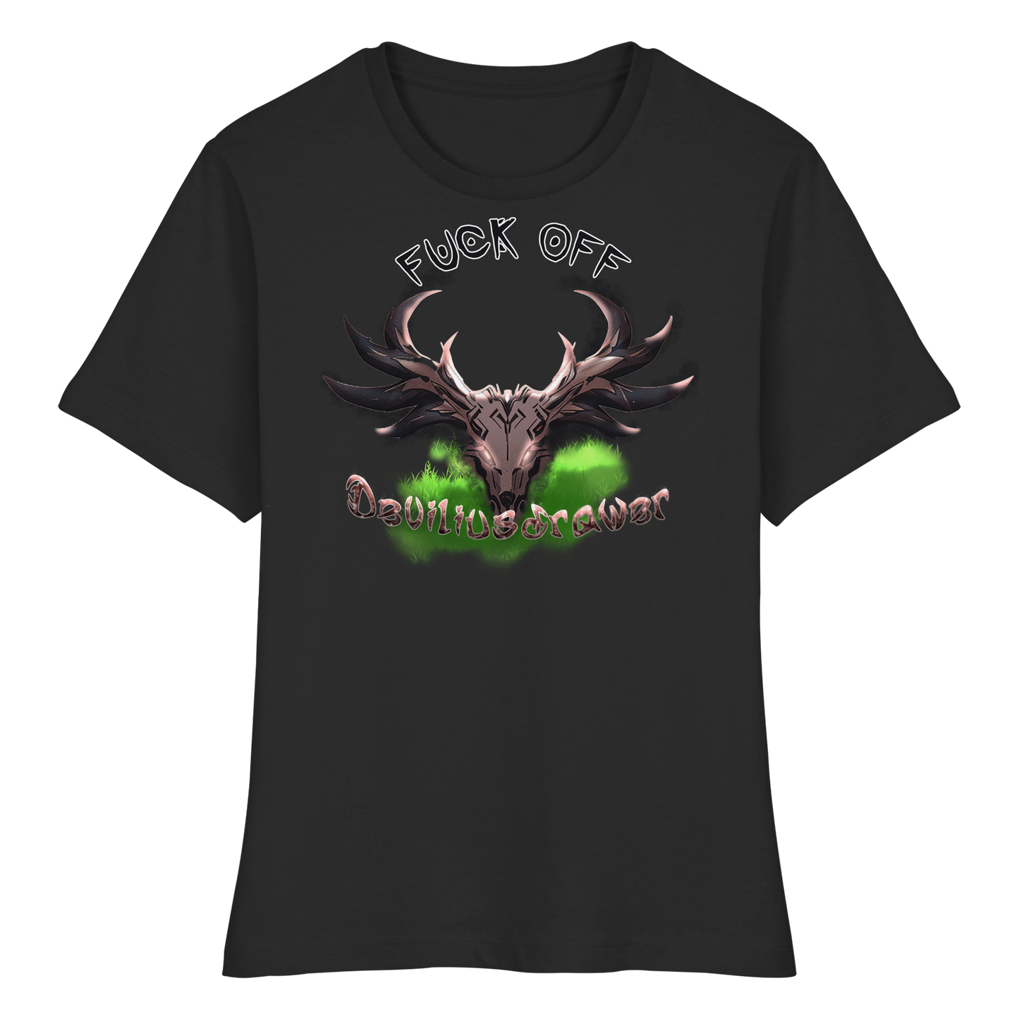 Deviliusdrawer Bad Deer - Fitted Ladies Organic Shirt