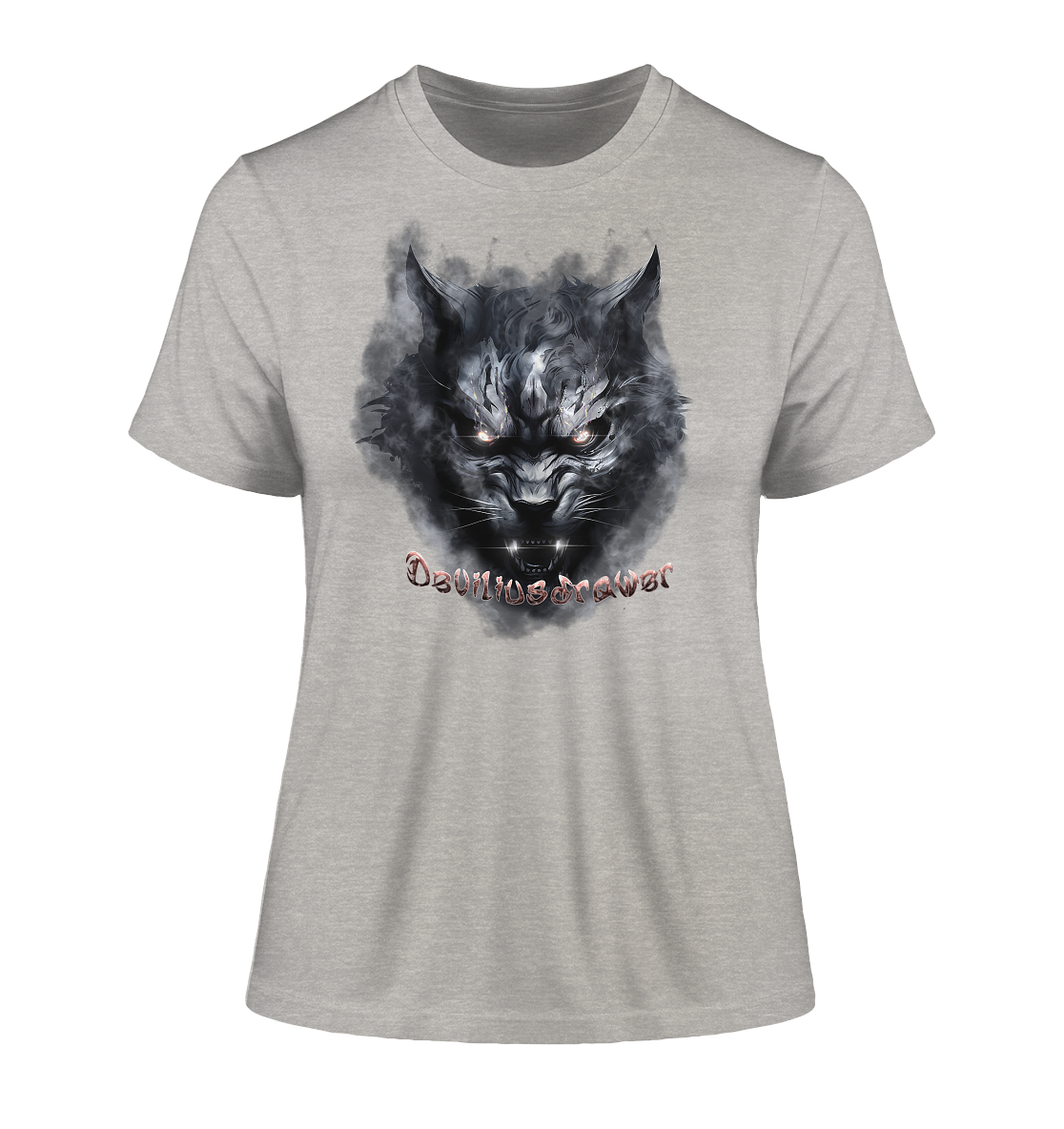 Deviliusdrawer Dark Beast Tiger - Fitted Ladies Organic Shirt