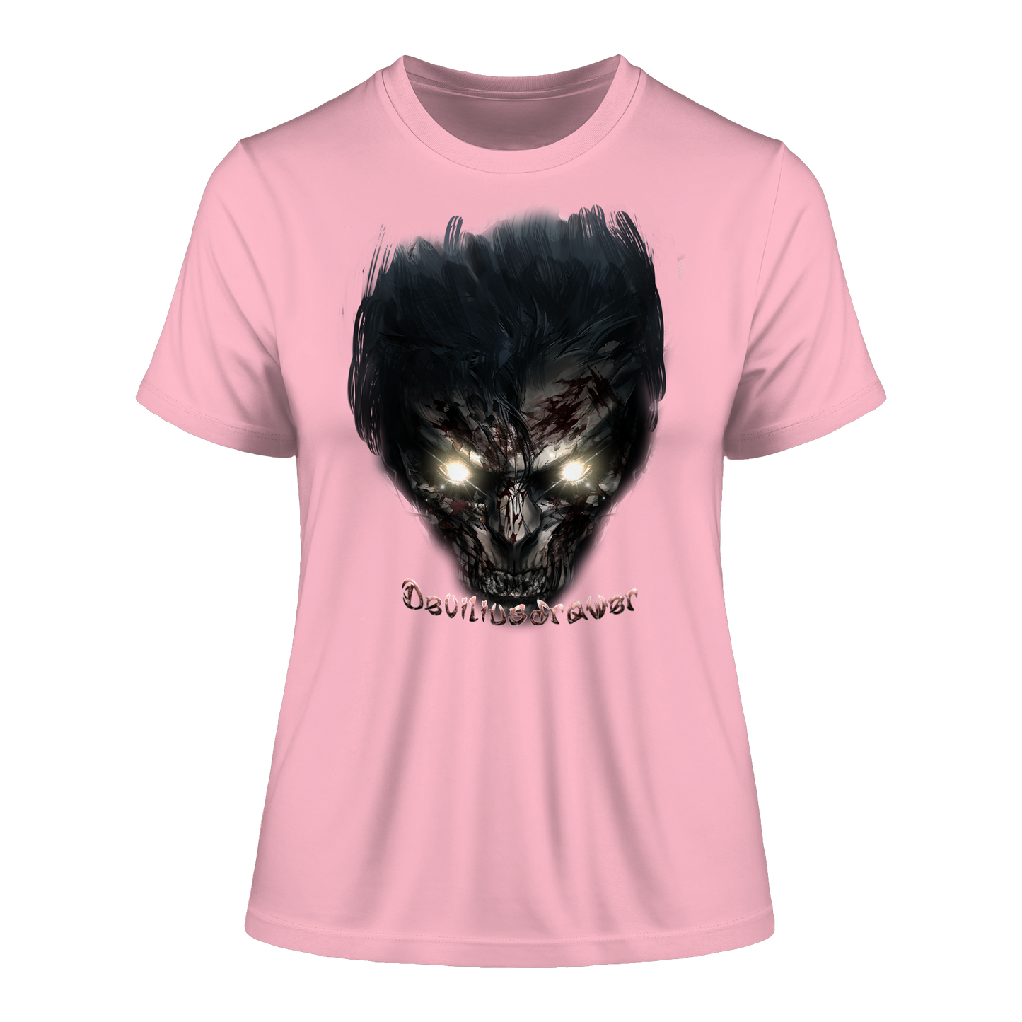 Deviliusdrawer Dark Zombie - Fitted Ladies Organic Shirt