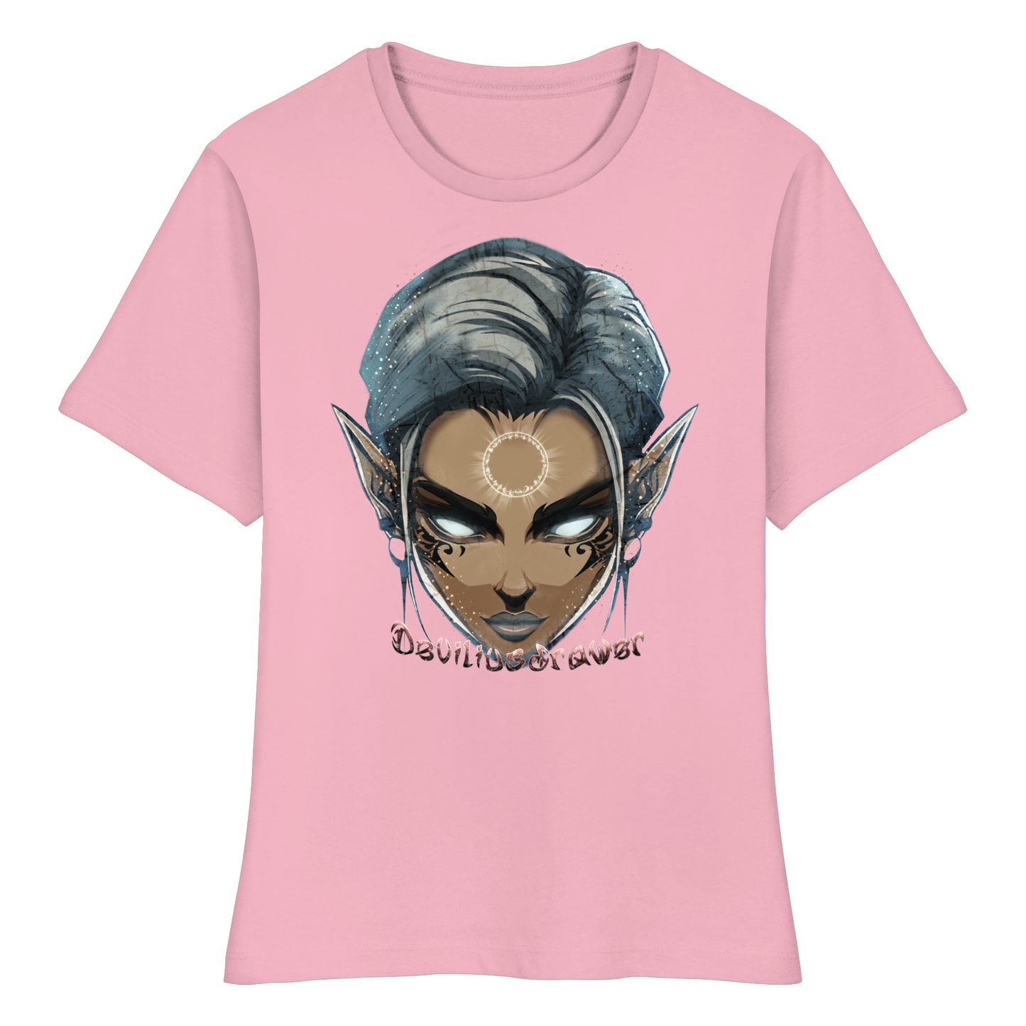 Deviliusdrawer Magician Elf - Fitted Ladies Organic Shirt