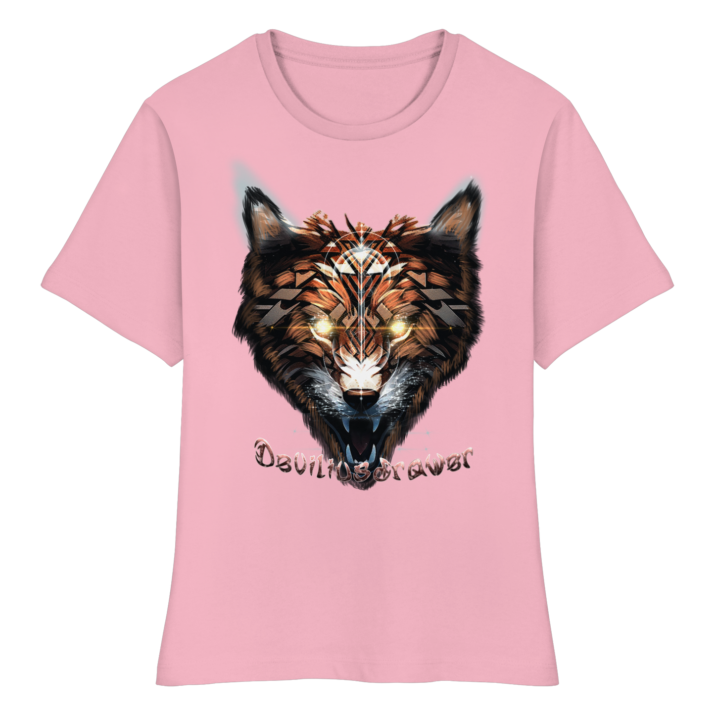 Deviliusdrawer Foxwolf - Fitted Ladies Organic Shirt