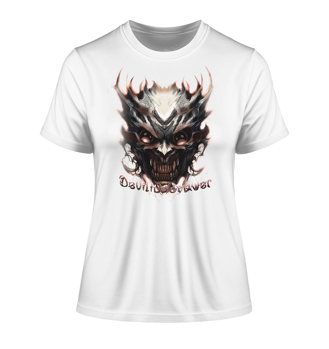 Deviliusdrawer Blood Demon - Fitted Ladies Organic Shirt