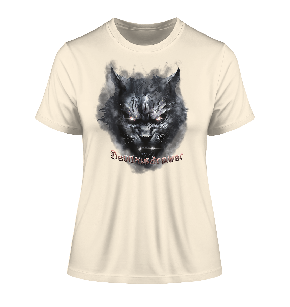 Deviliusdrawer Dark Beast Tiger - Fitted Ladies Organic Shirt