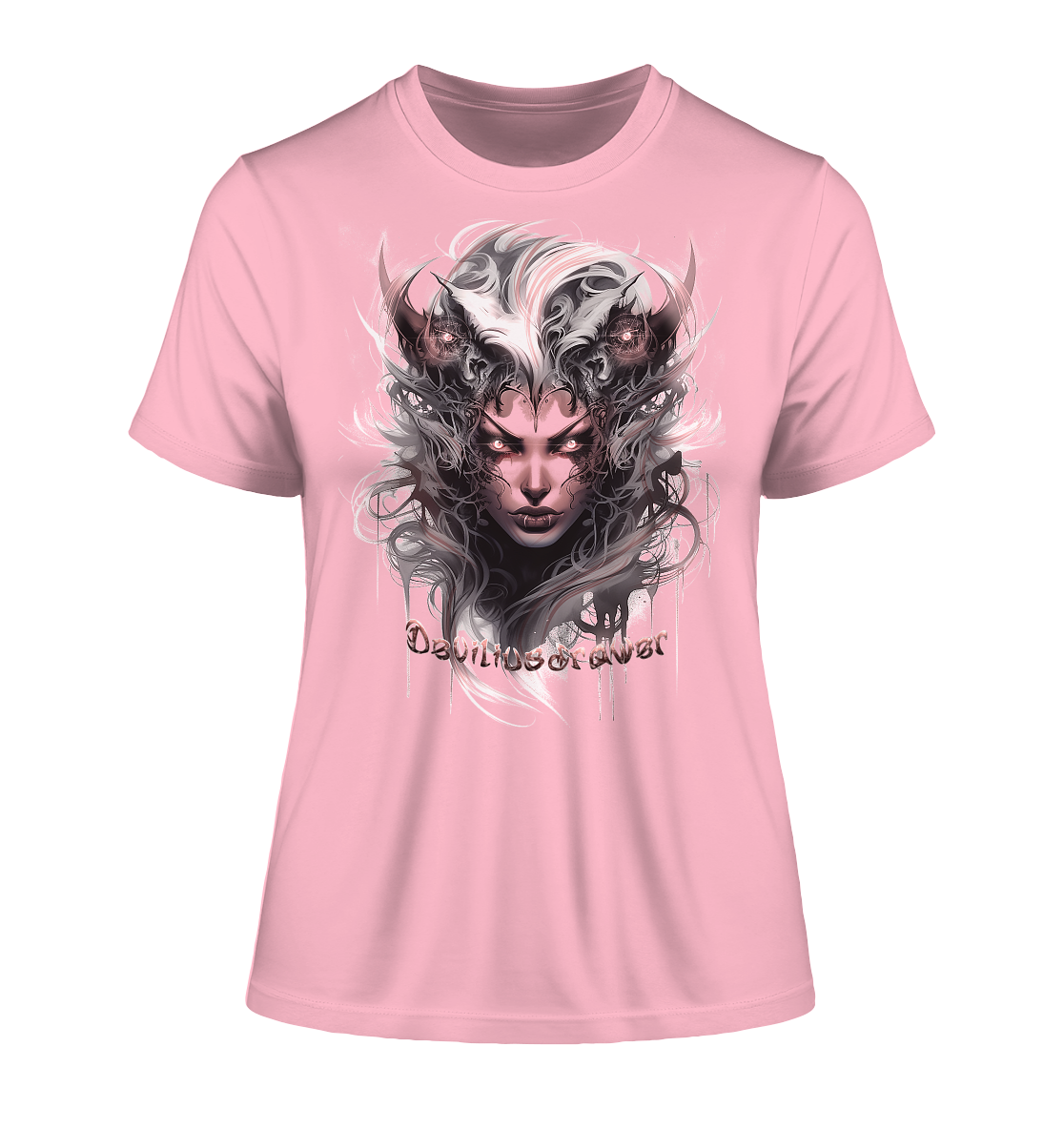 Deviliusdrawer Demonic Elf - Fitted Ladies Organic Shirt