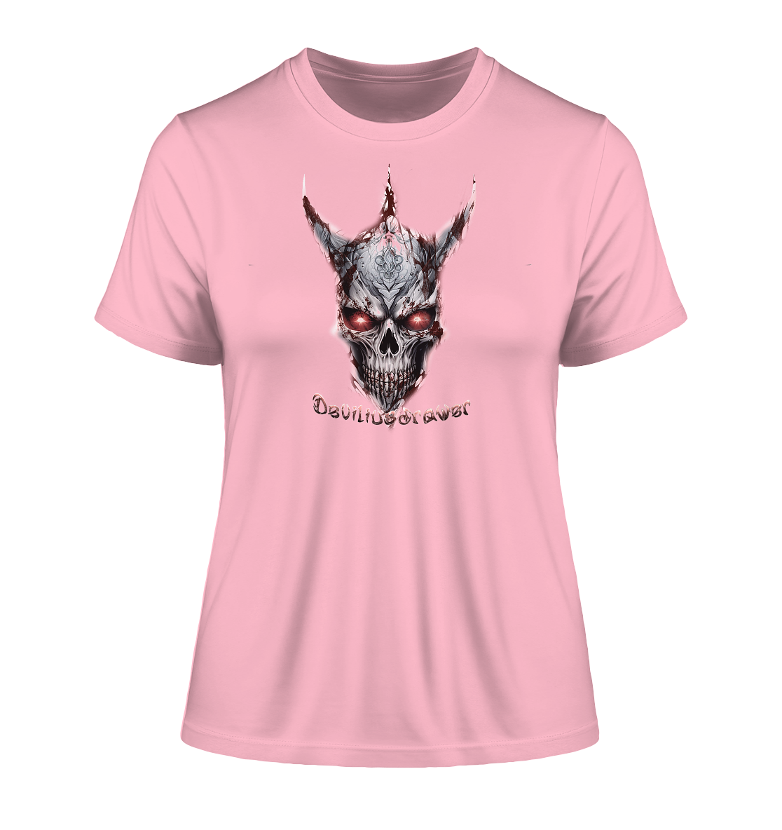 Deviliusdrawer Bloody Skeleton - Fitted Ladies Organic Shirt