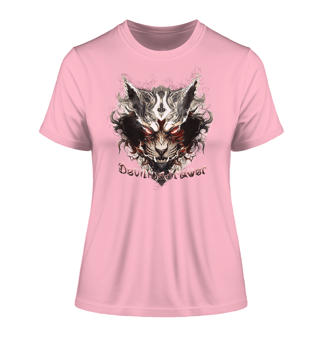 Deviliusdrawer Wild Hotcat - Fitted Ladies Organic Shirt