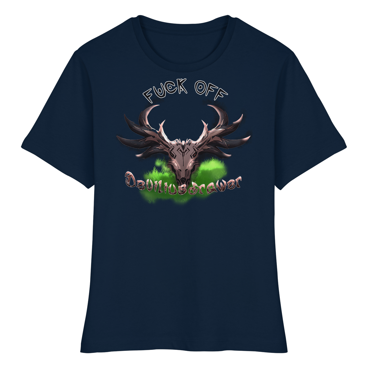 Deviliusdrawer Bad Deer - Fitted Ladies Organic Shirt