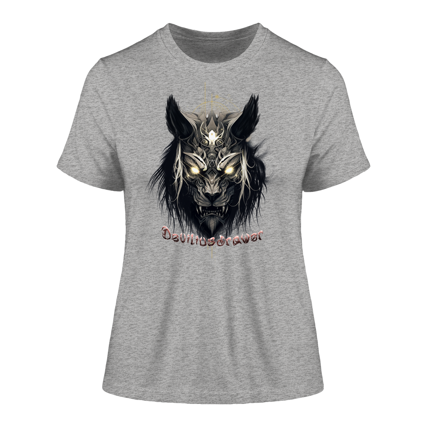 Deviliusdrawer Wolftiger - Fitted Ladies Organic Shirt