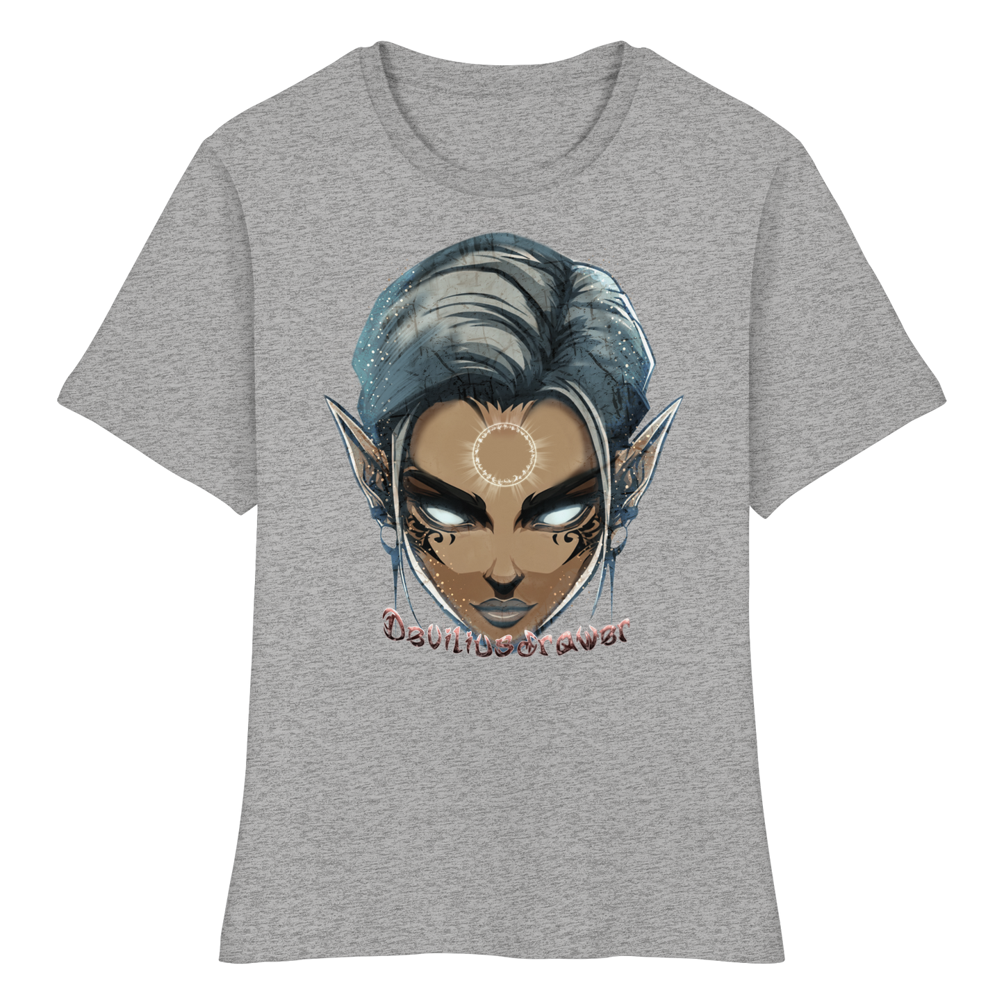 Deviliusdrawer Magician Elf - Fitted Ladies Organic Shirt
