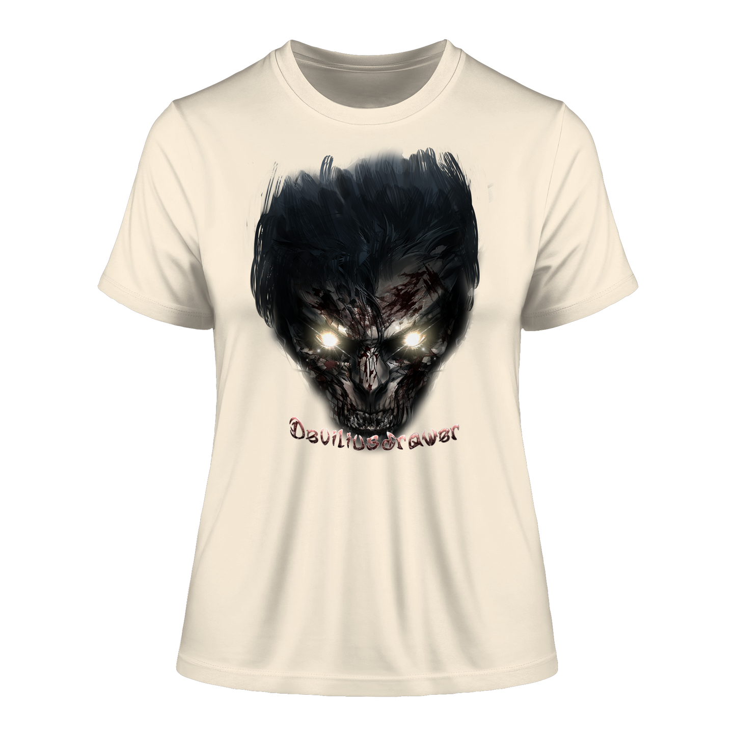 Deviliusdrawer Dark Zombie - Fitted Ladies Organic Shirt
