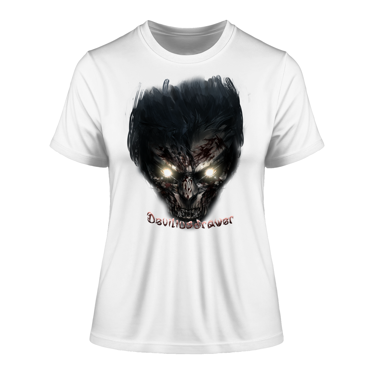 Deviliusdrawer Dark Zombie - Fitted Ladies Organic Shirt