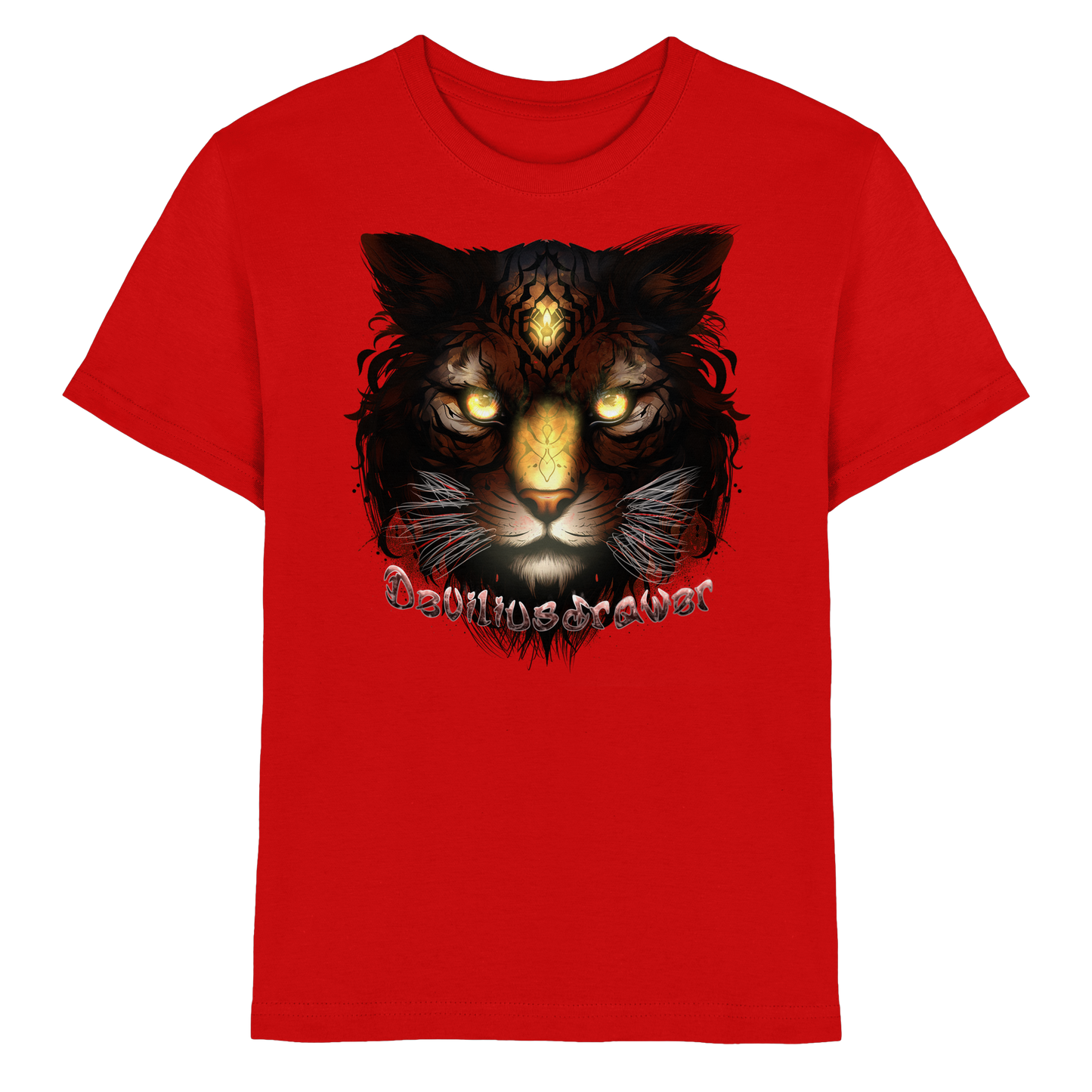 Deviliusdrawer Gold Tigercat - Kids Premium Shirt