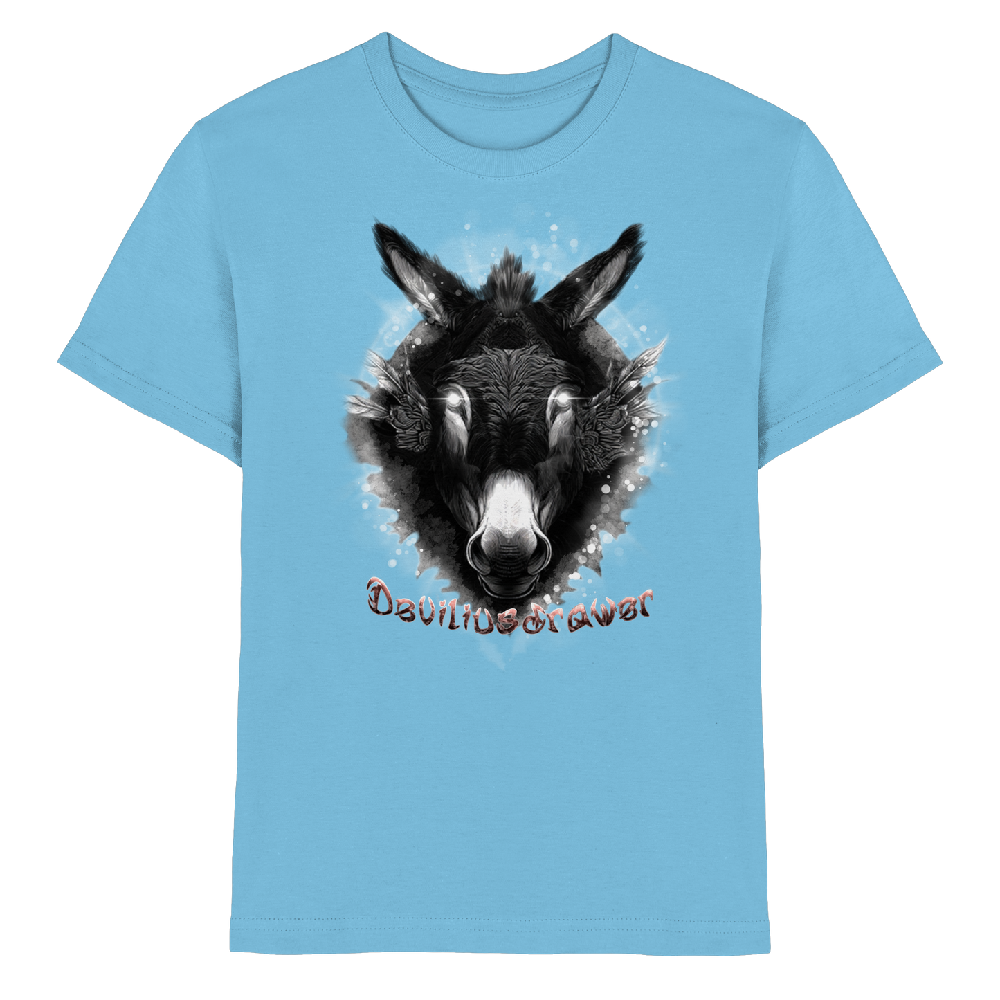 Deviliusdrawer Glowing Donkey - Kids Premium Shirt