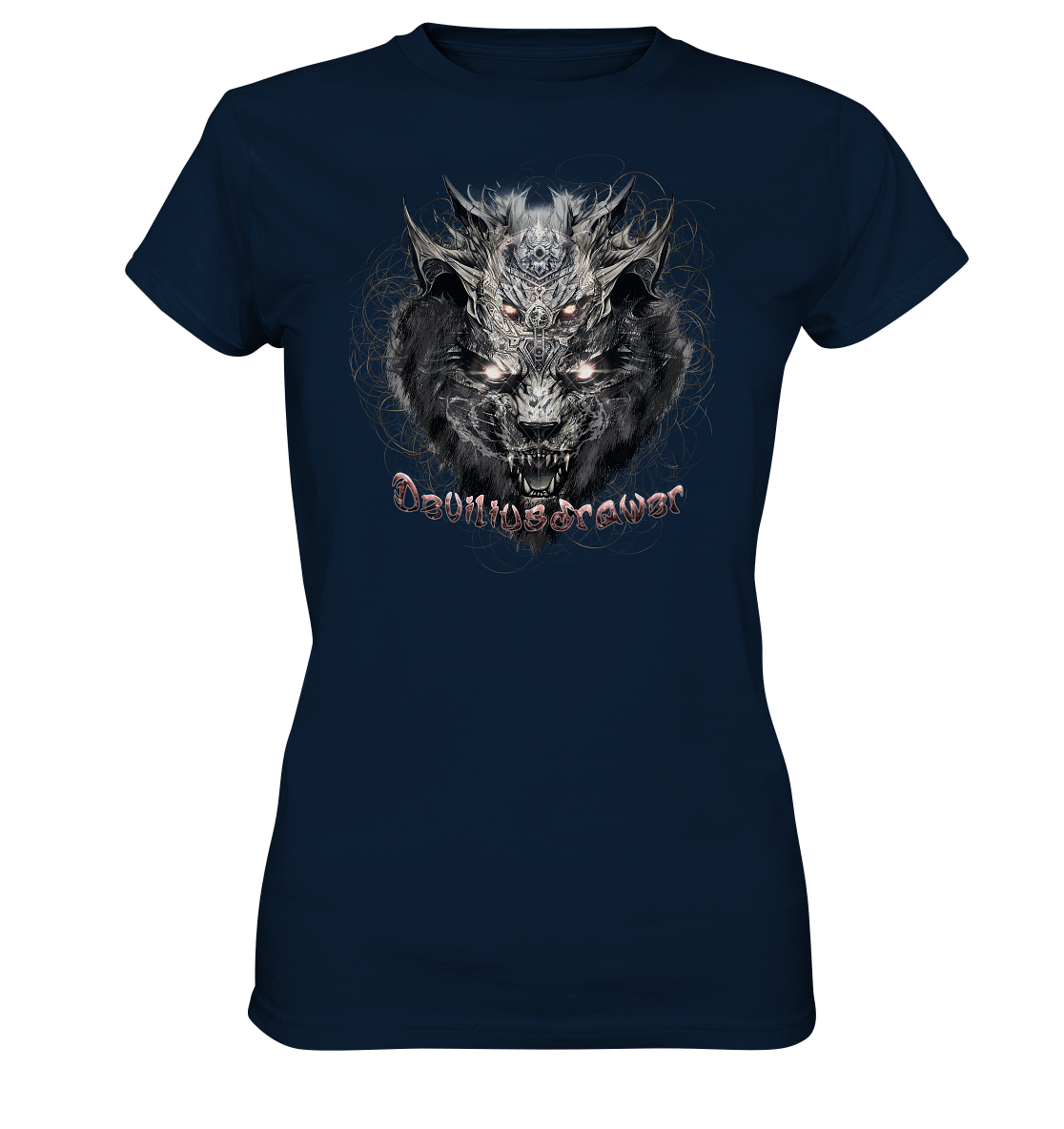 Deviliusdrawer Magical Beast Cat - Ladies Premium Shirt
