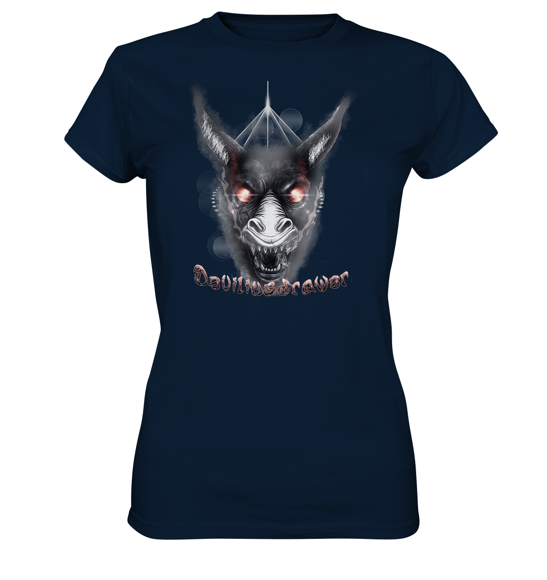 Deviliusdrawer Evil Donkey - Ladies Premium Shirt